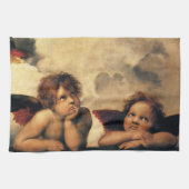Linge De Cuisine Sistine Madonna Angels par Raphael Sanzio (Horizontal)