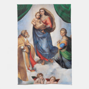 Linge De Cuisine Sistine Madonna, Raphael