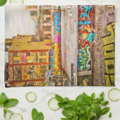 Linge De Cuisine Site du graffiti de New York City (Plié)