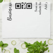 Linge De Cuisine Site web simple de société commerciale code-barres (Plié)