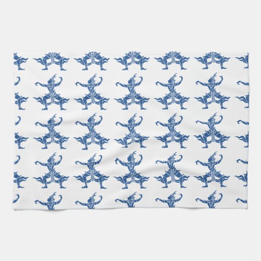 Linge De Cuisine SIX Danseuse thaïlandaise ⚠ Thaïlande ⚠ (Horizontal)