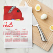 Linge De Cuisine Ski Boot Go Skiing Slide Some Fun 2026 Calendar (Quart Plié)