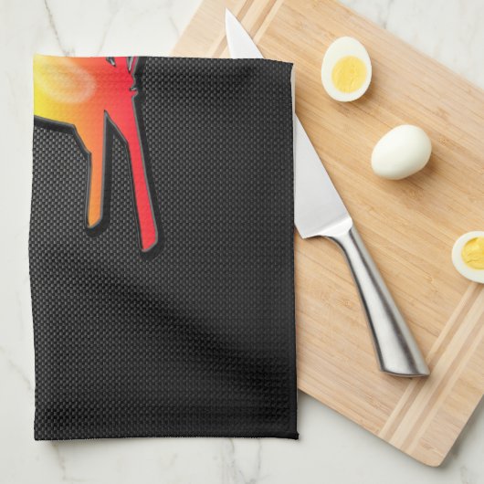 Linge De Cuisine Ski lisse de neige (Quart Plié)