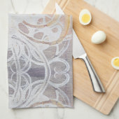 Linge De Cuisine Skribbles : Café + Rêves (Quart Plié)