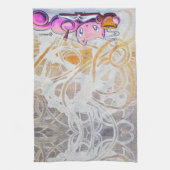 Linge De Cuisine Skribbles : Café + Rêves (Vertical)