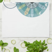 Linge De Cuisine Skyline d'Amsterdam (Plié)