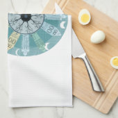 Linge De Cuisine Skyline d'Amsterdam (Quart Plié)