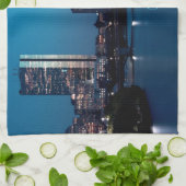 Linge De Cuisine Skyline de Boston Massachusetts City (Plié)