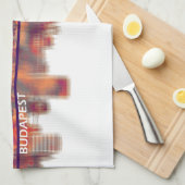 Linge De Cuisine Skyline de Budapest (Quart Plié)