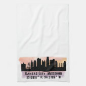 Linge De Cuisine Skyline de la ville de Kansas (Vertical)