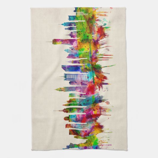 Linge De Cuisine Skyline de New York (Vertical)