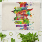 Linge De Cuisine Skyline de Sacramento en Californie (Plié)