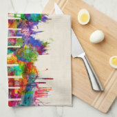 Linge De Cuisine Skyline de Seattle Washington (Quart Plié)