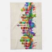 Linge De Cuisine Skyline de Seattle Washington (Vertical)