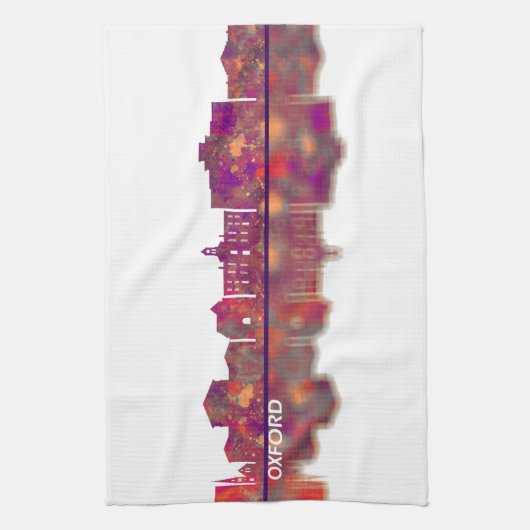 Linge De Cuisine Skyline d'Oxford (Vertical)