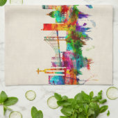 Linge De Cuisine Skyline Portugal de Lisbonne (Plié)