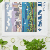 Linge De Cuisine Skyline San Diego (Plié)