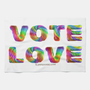 Linge De Cuisine SlipperyJoe vote amour égalité fourrure arc-en-cie