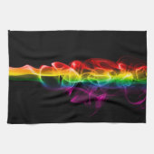 Linge De Cuisine SlipperyJoe's fumée vif arc-en-ciel célébré (Horizontal)