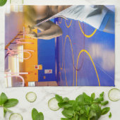 Linge De Cuisine SlipperyJoe's musculaire bulge six pack gym trai (Plié)