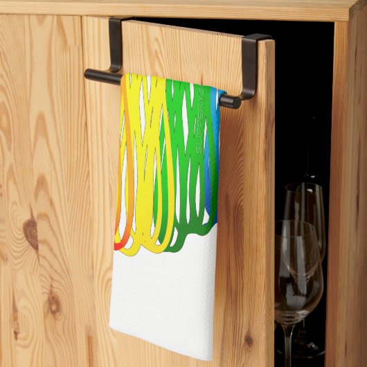 Linge De Cuisine SlipperyJoe's orgueil griffé dessin en forme de co (Pliage en tiers)