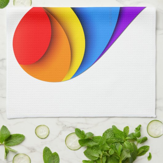 Linge De Cuisine SlipperyJoe's orgueillement coeur courbes forme 3D (Plié)