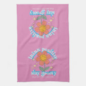 Linge De Cuisine Slogan Super pour un séjour positif (Vertical)