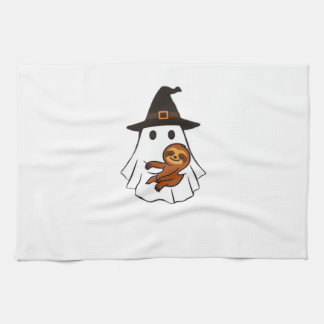 Linge De Cuisine Sloth Halloween Ghost Witch Hat Animal Lovers Boys