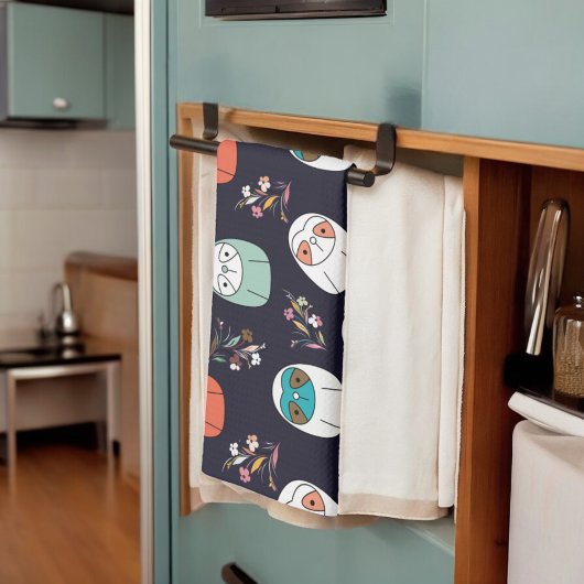 Linge De Cuisine Sloth sombre