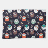 Linge De Cuisine Sloth sombre (Horizontal)