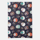 Linge De Cuisine Sloth sombre (Vertical)