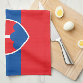Linge De Cuisine Slovakia Flag (Quart Plié)