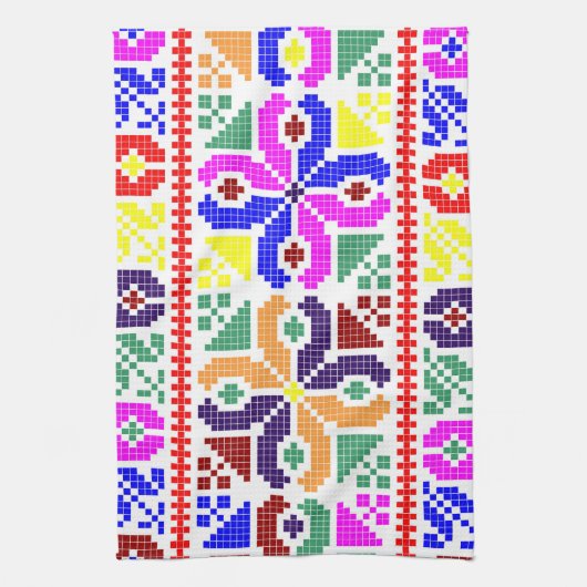 Linge De Cuisine slovaquie folk motif motif traditionnel système et (Vertical)