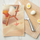 Linge De Cuisine Smile Dog - Mode Plage Activé (Quart Plié)