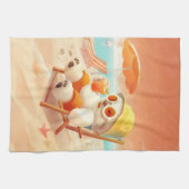 Linge De Cuisine Smile Dog - Mode Plage Activé (Horizontal)