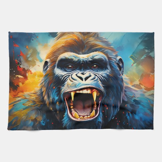 Linge De Cuisine Smiling gorilla (Horizontal)