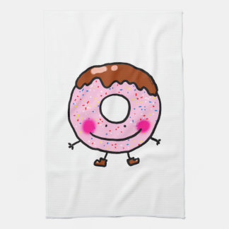 Linge De Cuisine Smiling Sprinkle Donut Character Art
