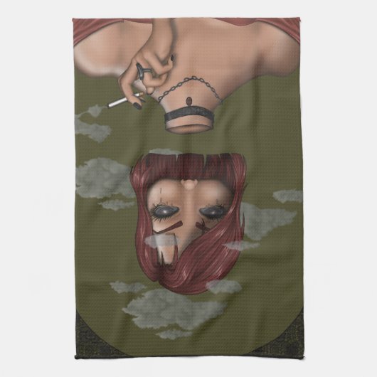 Linge De Cuisine Smoke (Vertical)