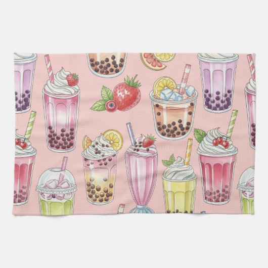 Linge De Cuisine Smoothies et Lemonade par Natasha Us (Horizontal)