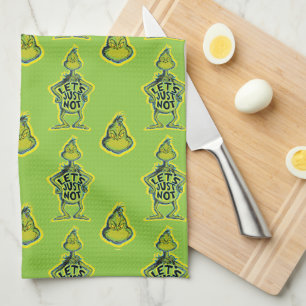Linge De Cuisine Snarky Grinch Drôle Faisons Pas de Citation
