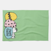 Linge De Cuisine Snoopy - Bonne Pâques (Horizontal)