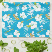 Linge De Cuisine Snoopy Brooklyn Beach Motif (Plié)