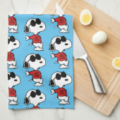 Linge De Cuisine Snoopy "Joe Cool" debout (Quart Plié)