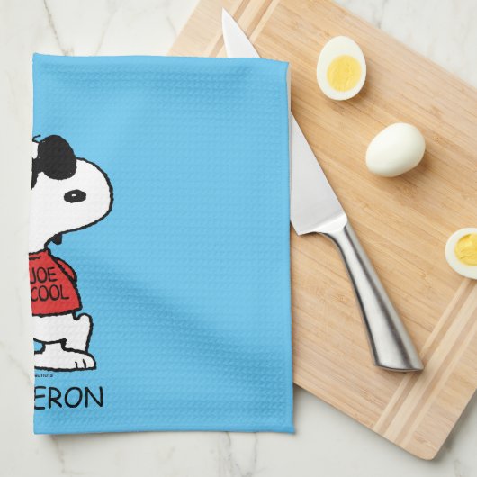Linge De Cuisine Snoopy "Joe Cool" debout (Quart Plié)