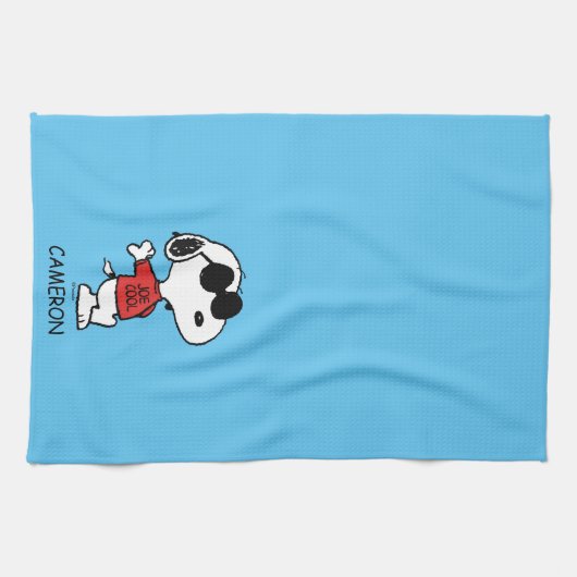 Linge De Cuisine Snoopy "Joe Cool" debout (Horizontal)
