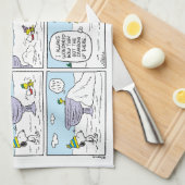 Linge De Cuisine Snoopy & l'équipe (Quart Plié)