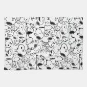 Linge De Cuisine Snoopy Smile Giggle Laugh Pattern (Horizontal)