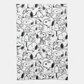 Linge De Cuisine Snoopy Smile Giggle Laugh Pattern (Vertical)