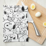 Linge De Cuisine Snoopy Smile Giggle Laugh Pattern<br><div class="desc">Take a look at this super cute design featuring Snoopy fun various poses.</div>