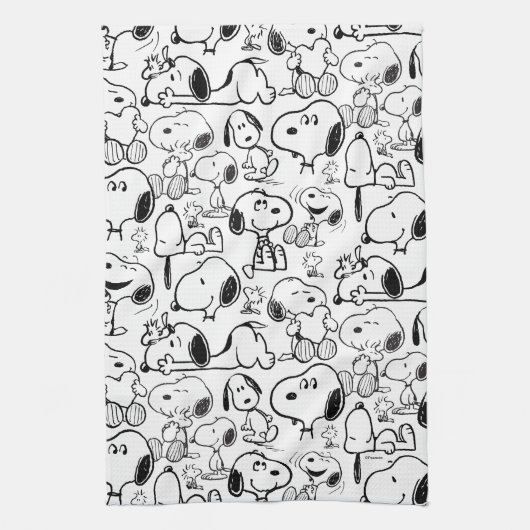 Linge De Cuisine Snoopy Smile Giggle Laugh Pattern (Vertical)